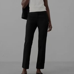 Banana Republic Factory Ryan Stretch Twill Pant Black Sz 0 NWOT